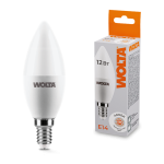 Светодиодная лампа WOLTA 12Вт 4000K Е14 свеча матовая 25SC12E14