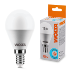 Светодиодная лампа WOLTA 12Вт 6500K Е14 груша матовая 25W45GL12E14