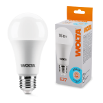 Светодиодная лампа WOLTA 15Вт 6500К E27 груша матовая 25W60BL15E27