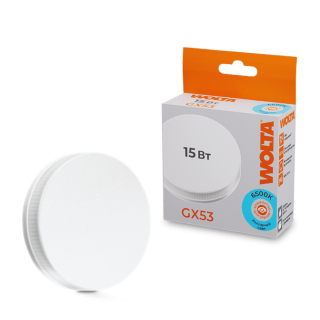 Светодиодная лампа WOLTA 15Вт 6500K GX53 матовая 25W75R15GX53