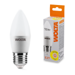 Светодиодная лампа WOLTA 7.5Вт 3000K E27 свеча матовая 25YC7.5E27
