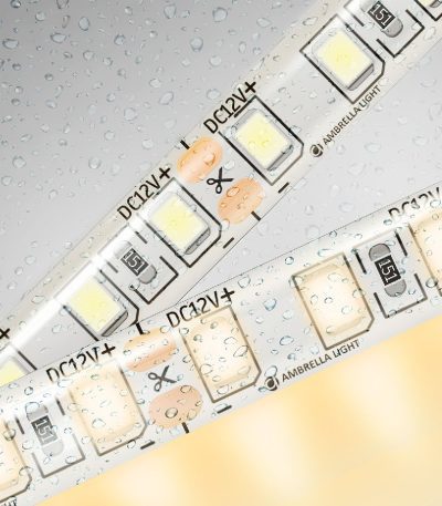 Светодиодная лента Ambrella Light LED Strip 12В 2835 9,6Вт/м 3000K 5м IP65 GS1201