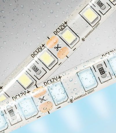 Светодиодная лента Ambrella Light LED Strip 12В 2835 9,6Вт/м 6500K 5м IP65 GS1203
