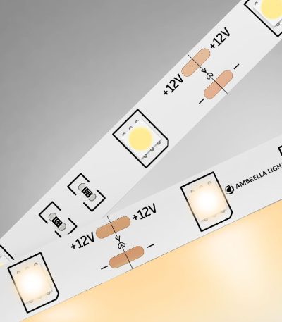 Светодиодная лента Ambrella Light LED Strip 12В 5050 7,2Вт/м 3000K 5м IP20 GS1801