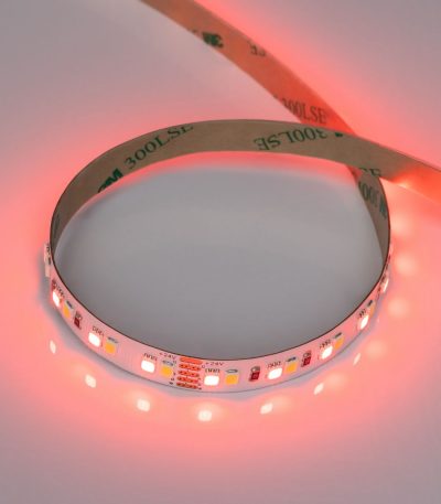 Светодиодная лента Arlight RT-A168-10mm 24V RGBW-Warm (20 W/m, IP20, 5m) (высок.эфф.150 лм/Вт) 056879