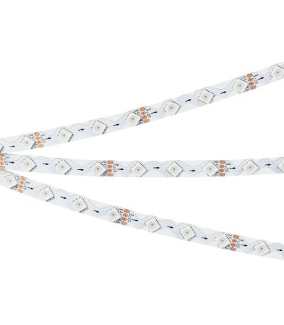 Светодиодная лента Arlight SPI-RZ-B60-8mm 12V RGB-PX1-BPT (9 W/m, IP20, 5060, 5m) 047382