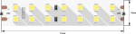 Светодиодная лента DesignLed DSG2196-24-NW-33 000528