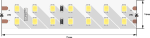 Светодиодная лента DesignLed DSG2196-24-WW-33 000529