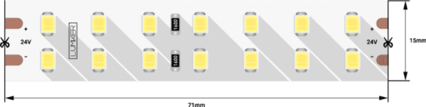 Светодиодная лента DesignLed DSG2196-24-WW-33 000529