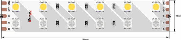 Светодиодная лента DesignLed DSG5120-24-RGB+NW-33 001205
