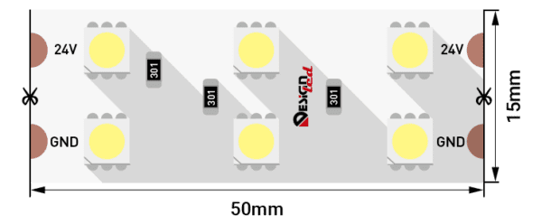 Светодиодная лента DesignLed DSG5120-24-WW-33 000523