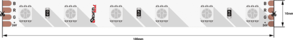 Светодиодная лента DesignLed DSG560-24-RGB-33 001653