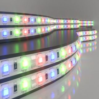 Светодиодная лента Elektrostandard 12V 14,4W 60Led 5050 IP65 RGB, 5м 4690389082139