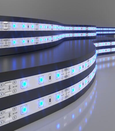Светодиодная лента Elektrostandard 12V 4,8W 60Led 2835 IP20 синий, 5м 4690389124143