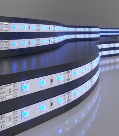 Светодиодная лента Elektrostandard 12V 4,8W 60Led 2835 IP65 синий, 5м 4690389124198