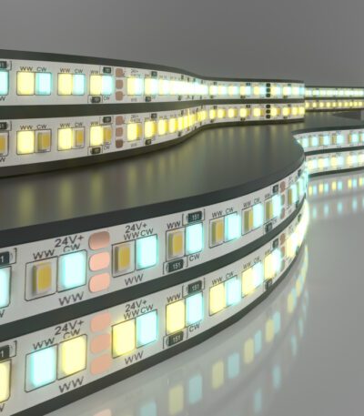 Светодиодная лента Elektrostandard 24V 16W 240Led 2835+2835 IP20 MIX теплый белый/холодный белый, 5м 4690389170232
