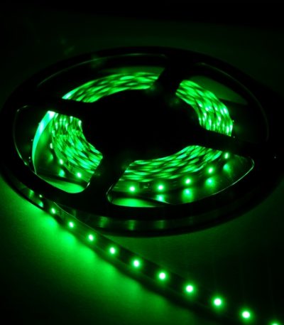 Светодиодная лента Elvan 220В 3528 4,8Вт зеленый 5м IP44 SMD3528-60G