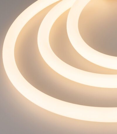 Светодиодная лента герметичная Arlight MOONLIGHT-TOP-A336-D25mm 48V Warm3000 360deg 12.5 W/m, IP65, 2835, 20m, wire x1 037562