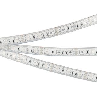 Светодиодная лента герметичная Arlight RTW-PU-B60-12.5mm 12V RGB (14.4 W/m, IP68, Wire 2m, 5m) 029599(3)