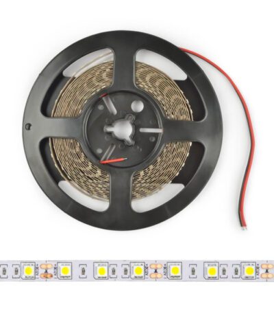 Светодиодная лента (UL-00004368) Uniel 7,2W/m 30LED/m 5050SMD холодный белый 5M ULS-M22-5050-30LED/m-10mm-IP20-DC12V-7,2W/m-5M-6500K PROFI