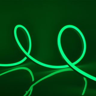 Светодиодная лента Uniel ULS-N11-2835-120LED/m-8mm-IP67-DC24V-10W/m-15M-GREEN UL-00009100