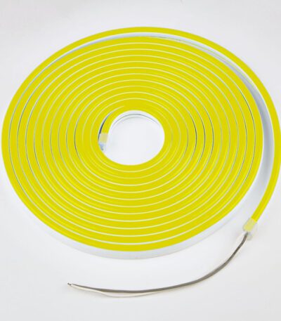 Светодиодная лента Uniel ULS-N11-2835-120LED/m-8mm-IP67-DC24V-10W/m-15M-YELLOW катушка в герметичной упаковке