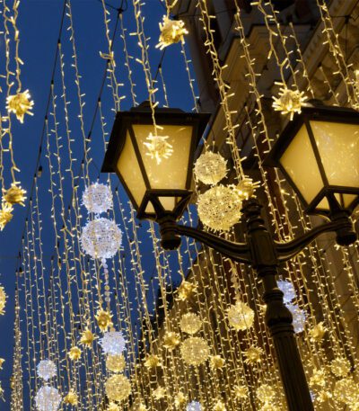 Светодиодная нить Eurosvet 400-101 теплый белый с эффектом мерцания 10м IP65