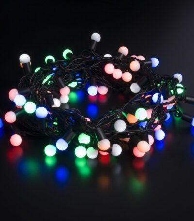 Светодиодная нить Eurosvet 400-103 мульти с эффектом мерцания 10м IP65