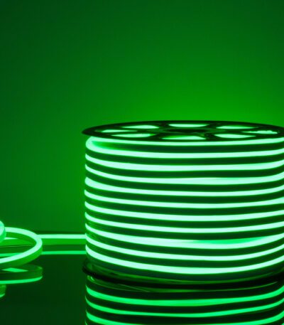 Светодиодный гибкий неон Elektrostandard 220V 9,6W 120Led 2835 IP67, односторонний зеленый, 50 м 4690389136504