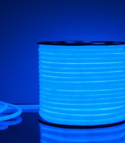 Светодиодный гибкий неон Elektrostandard 220V 9,6W 144Led 2835 IP67 круглый синий, 50 м 4690389134722