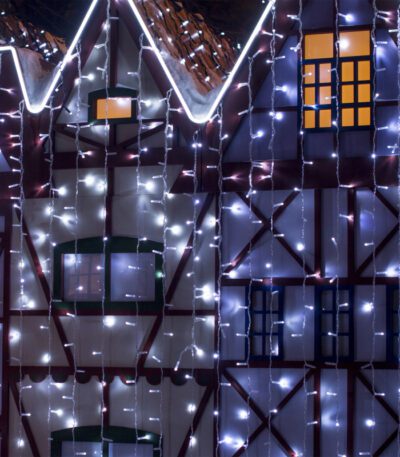 Светодиодный занавес Eurosvet 200-101 белый 2*3м IP65