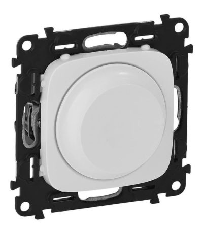 Светорегулятор Legrand Valena Allure поворотный без нейтрали белый 752760