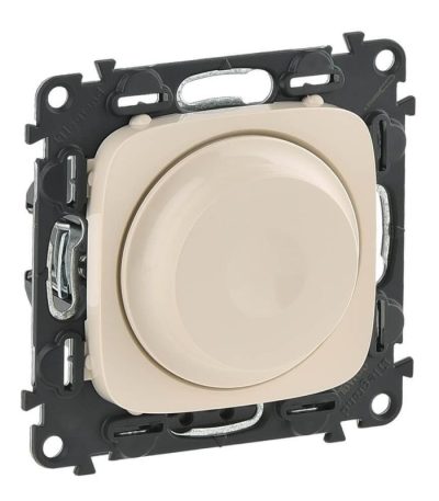 Светорегулятор Legrand Valena Allure поворотный без нейтрали слоновая кость 752860