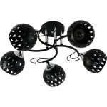 Люстра на штанге Reluce 01314-0.3-05 BK+CR