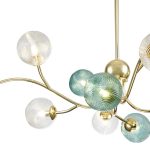 Люстра на штанге Indigo Selva 11032/12R Gold V000298