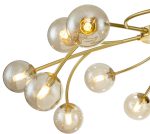 Люстра на штанге Indigo Intero 11024/15R Gold V000226