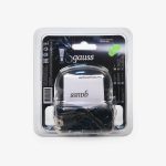 Налобный светодиодный фонарь Gauss аккумуляторный 40х60 220 лм GF402