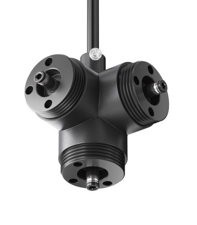 T-образный вертикальный коннектор с вводом питания Maytoni Shelf CA016TC-P-B