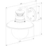 Уличный настенный cветильник Elektrostandard Talli D GL 3002D черный 4690389106576