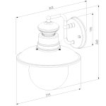 Уличный настенный cветильник Elektrostandard Talli D GL 3002D брауни 4690389106569