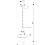 Уличный подвесной cветильник Elektrostandard Talli H GL 3002H брауни 4690389106583