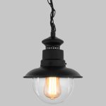 Уличный подвесной cветильник Elektrostandard Talli H GL 3002H черный 4690389106590