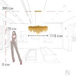 Подвесная люстра Loft IT Volver 10404/1150L GD