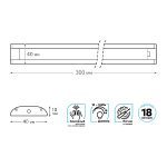 Модульный светодиодный светильник Gauss A 9018531206