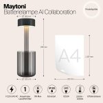 Аккумуляторная настольная лампа Maytoni AI Collaboration MOD229TL-L3B3K3
