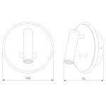 Светодиодный спот Elektrostandard Tera MRL LED 1014 серебро 4690389136559