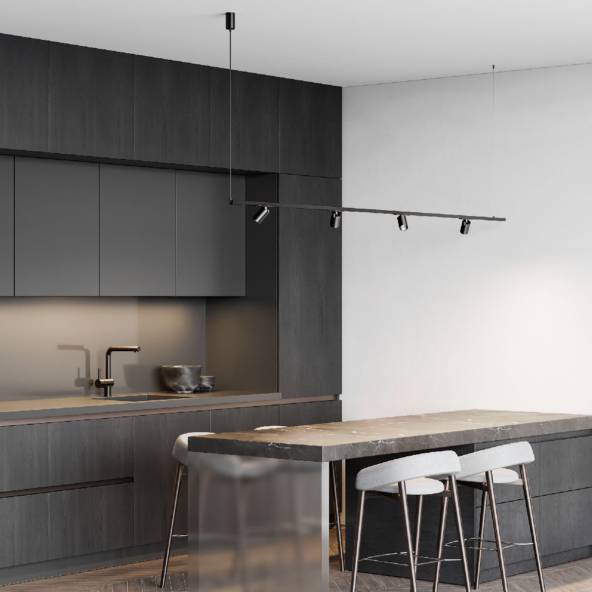 Подвесной комплект для подключения трековой системы к питанию Elektrostandard Line Magnetic 85009/00 4690389214141 a069726