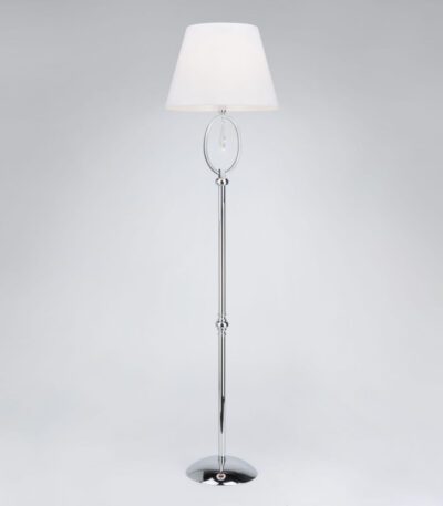 Торшер Eurosvet Madera 01056/1 хром/прозрачный хрусталь Strotskis