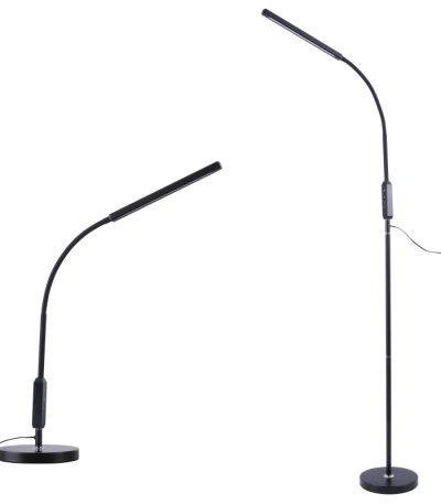 Торшер Uniel ULM-T619 10W/3000-6500K/DIM BLACK UL-00010178