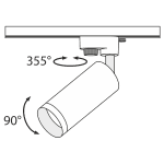 Трековый светильник Maytoni Track TR004-1-GU10-B